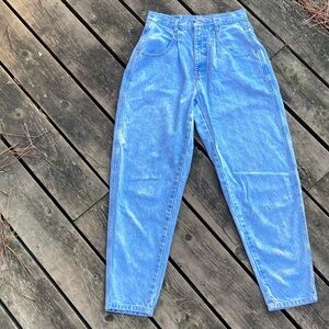 LEVI’S VINTAGE Jeans BRITTANIA Barrel Retro 80’s High Waist Size 8 Petite